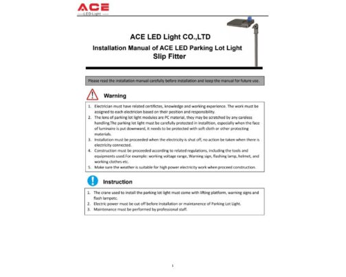 Slip Fitter Installation Manual