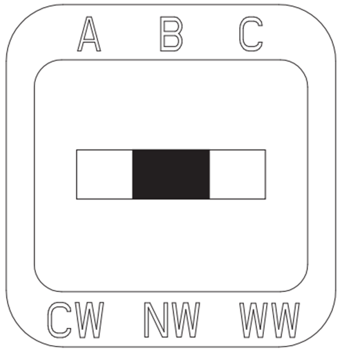 Wattage or CCT Adjusting DIP Switch